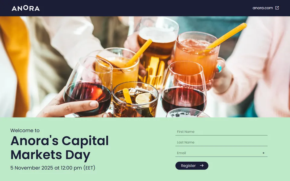 Anora Capital Markets Day