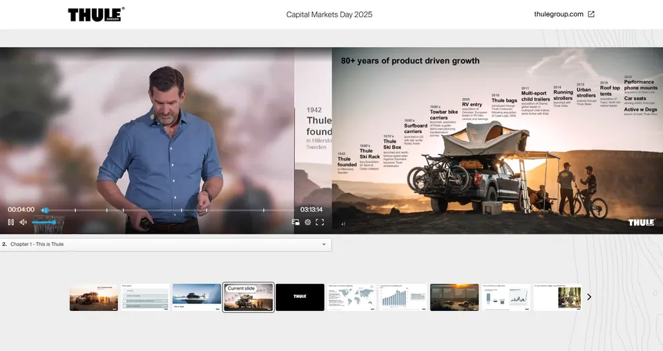 Thule Group Capital Markets Day