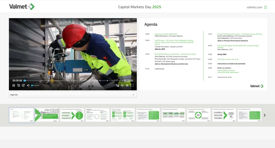 Valmet Capital Markets Day