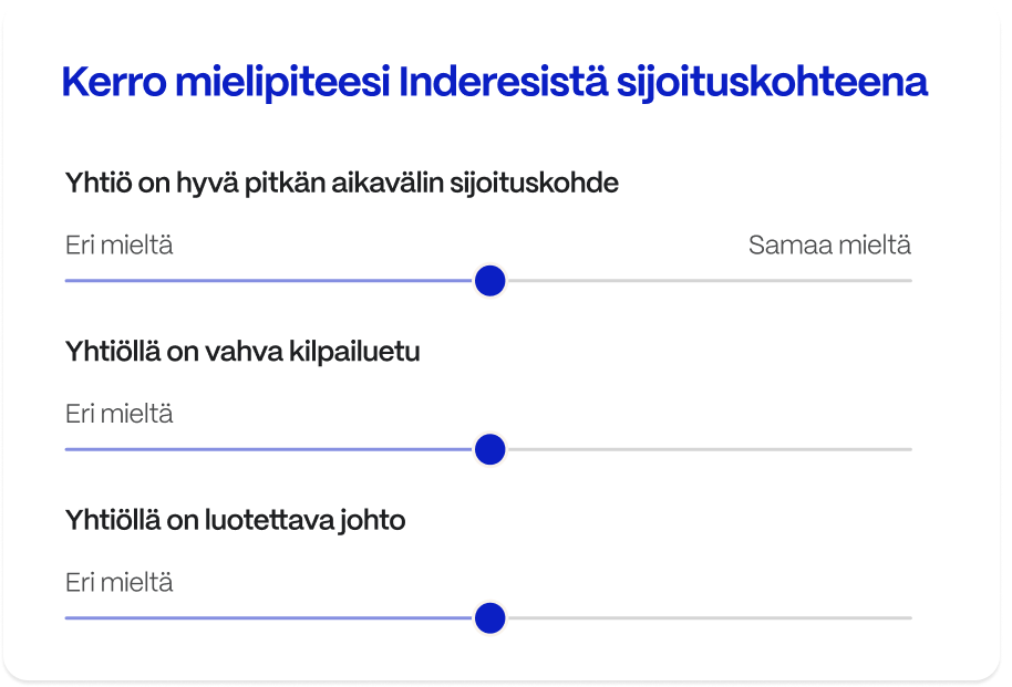 Sijoituskohteena
