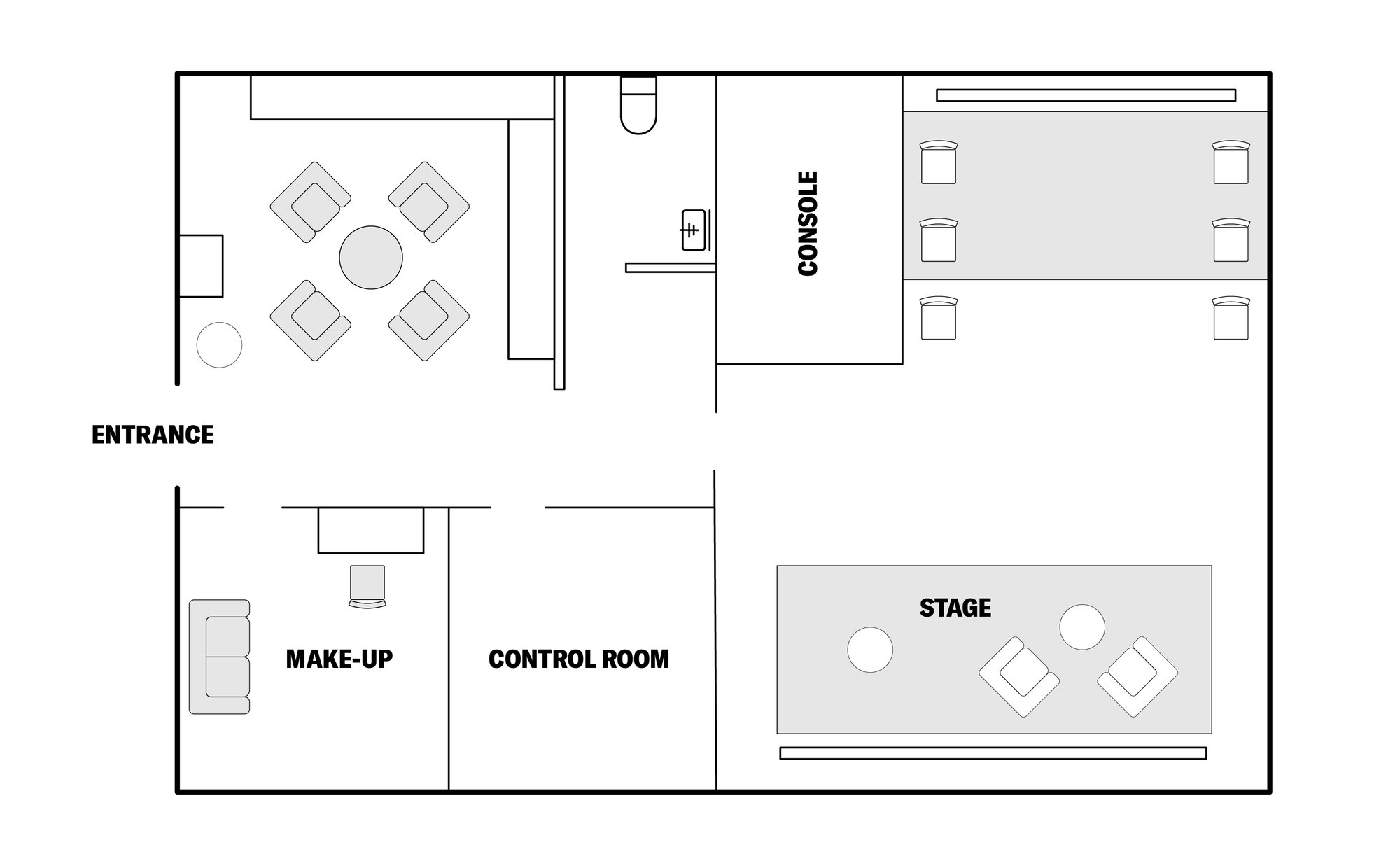 Studio Stage floor plan